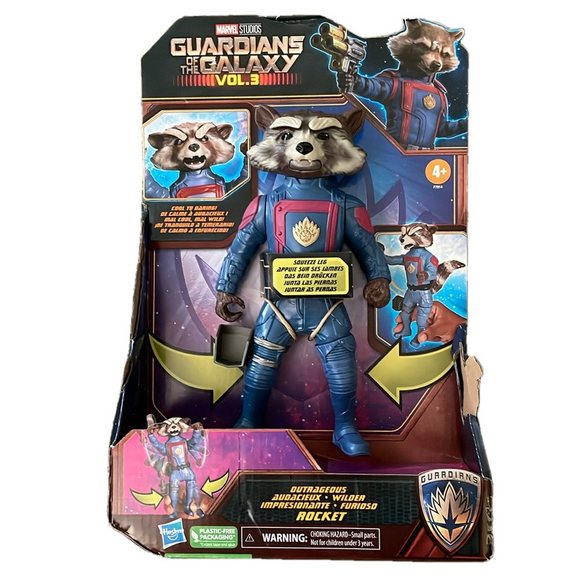Marvel Guardians of The Galaxy Vol.3 Outrageous Rocket Raccoon Action Figure - Picture 1 of 2